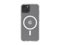 Belkin SheerForce - Baksidesskydd för mobiltelefon - magnetisk - MagSafe-kompatibilitet - klar - tunn, lätt - för Apple iPhone 14 MSA008BTCL