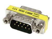 C2G Mini Gender Changer - Seriell könbytare - DB-9 (hane) till DB-9 (hane) 81524