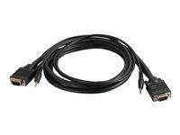 C2G Pro Series UXGA - Display/ljudkabelsats - HD-15 (VGA), mini-phone stereo 3.5 mm (hane) till HD-15 (VGA), mini-phone stereo 3.5 mm (hane) - 10 m 81032