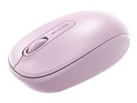 Microsoft Wireless Mobile Mouse 1850 - Mus - höger- och vänsterhänta - optisk - 3 knappar - trådlös - 2.4 GHz - trådlös USB-mottagare - ljus orkidé U7Z-00023
