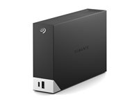 Seagate One Touch with hub STLC20000400 - Hårddisk - 20 TB - extern (desktop) - USB 3.0 - svart - med Seagate Rescue Data Recovery STLC20000400