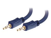 C2G Velocity - Ljudkabel - mini-phone stereo 3.5 mm hane till mini-phone stereo 3.5 mm hane - 15 m - skärmad 80301