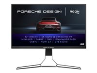 AOC AGON PRO PD32M Porsche Design - LED-skärm - 4K - 32" - HDR PD32M