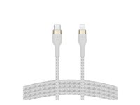 Belkin BoostCharge - Lightning-kabel - 24 pin USB-C hane till Lightning hane - 2 m - vit CAA011BT2MWH