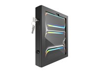 Compulocks iPad Pro M4 13" (2024), Apex Enclosure Mast Stand - Monteringssats (ställ, hölje) - för surfplatta - låsbar - metallram - svart - skärmstorlek: 13" - bänk, fristående - för Apple 13-inch iPad Pro (M4) 333B13PAPX4B
